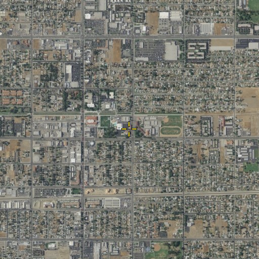 Aerial/Satellite Image of Saint Josephs Catholic Church, CA