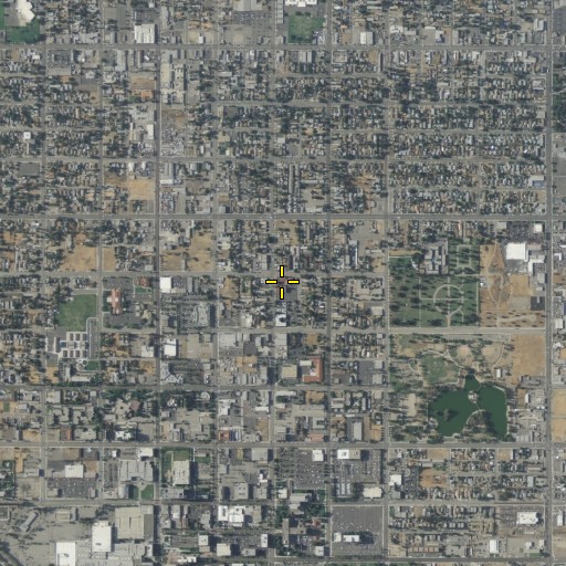 Aerial/Satellite Image of Saint Pauls Methodist Church, CA