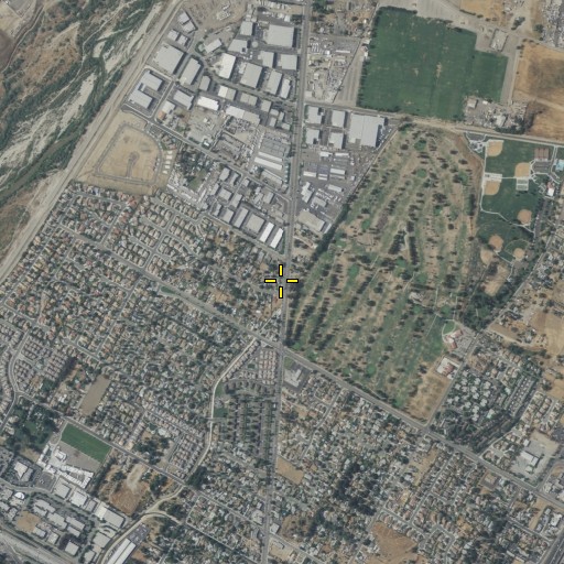 Aerial/Satellite Image of Greater Bethel Apostolic Church, CA