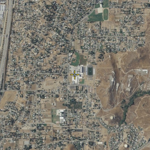 Aerial/Satellite Image of Norco Vista High School, CA