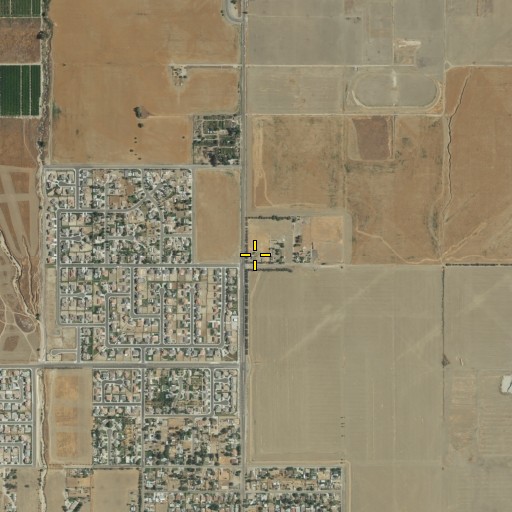Aerial/Satellite Image of Highland Baptist Church, CA