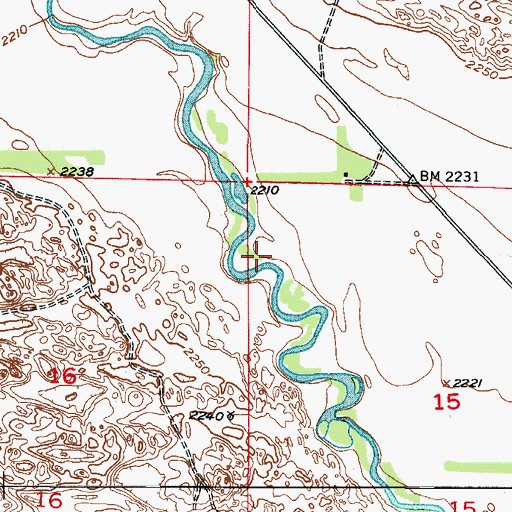 Topographic Map of Calamus Reservoir State Recreation Area, NE