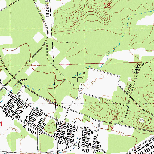 Topographic Map of Lemon Valley, WI