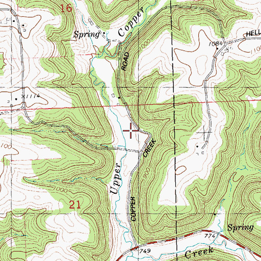 Topographic Map of Lysne School (historical), WI