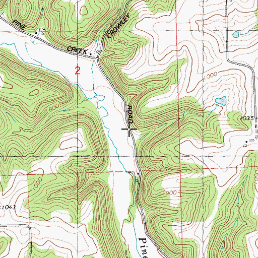 Topographic Map of Valley View School (historical), WI