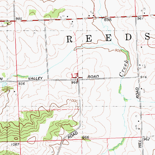 Topographic Map of Prairie View School (historical), WI