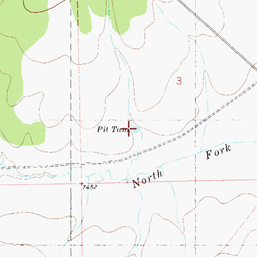 Topographic Map of Pit Tank, NM