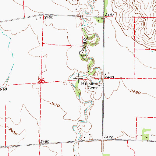 Topographic Map of Coyote Election Precinct (historical), NE