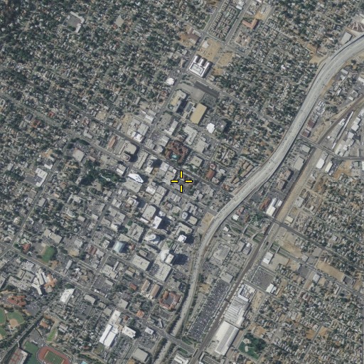Aerial/Satellite Image of Riverside Art Museum, CA