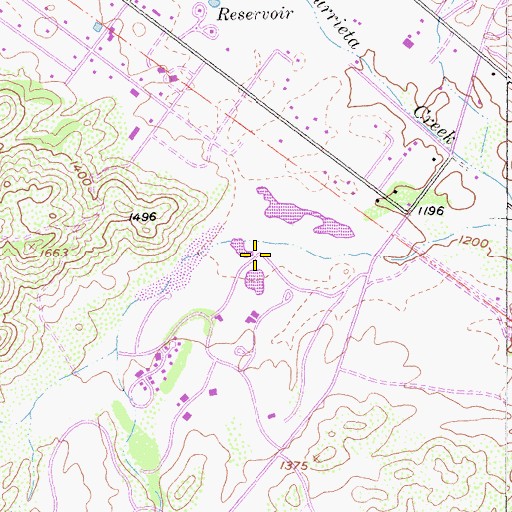 Topographic Map of Bear Creek Golf and Country Club, CA