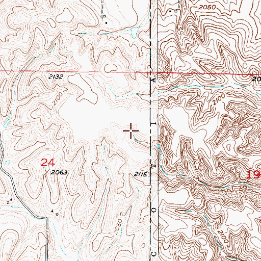 Topographic Map of Davis Creek State Wildlife Management Area, NE