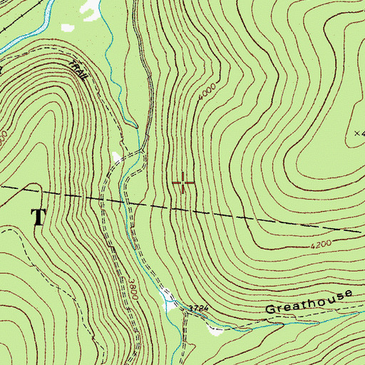 Topographic Map of Monongahela National Forest, WV