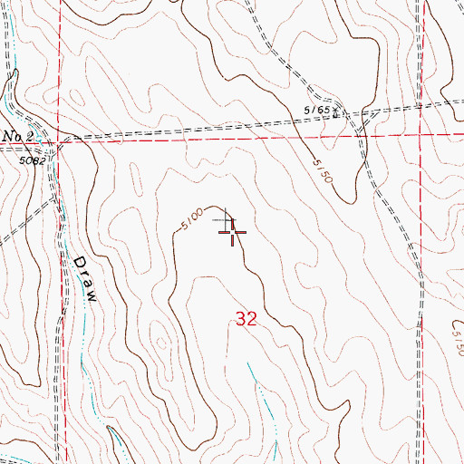 Topographic Map of Pawnee National Grassland, CO