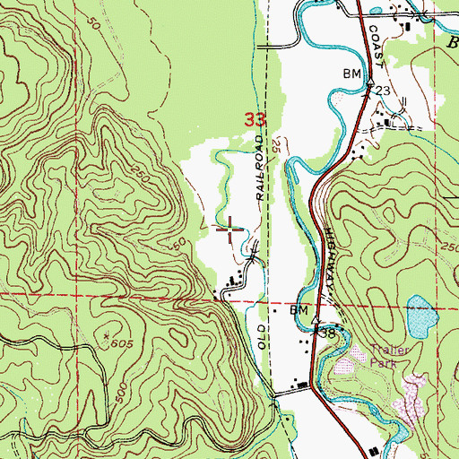 Topographic Map of Elmer Feldenheimer State Park, OR