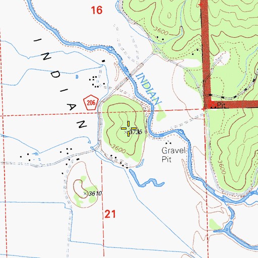 Topographic Map of Kusim Hill, CA
