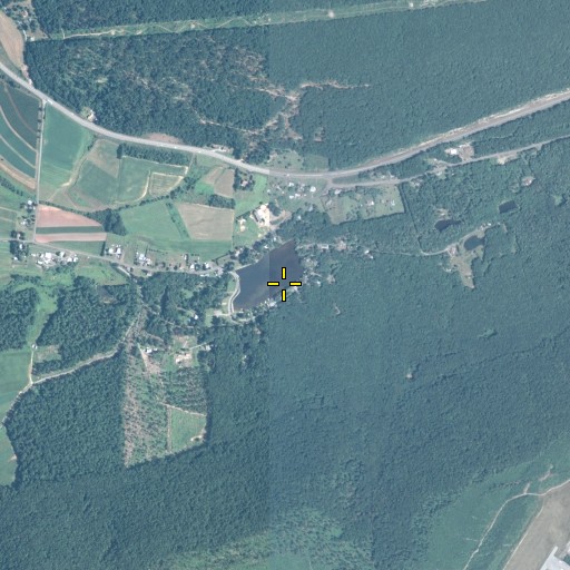Aerial/Satellite Image of Beurys Lake, PA