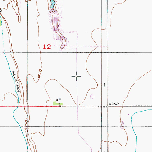 Topographic Map of Westview Circle, WY
