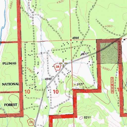 Topographic Map of Iron Horse, CA
