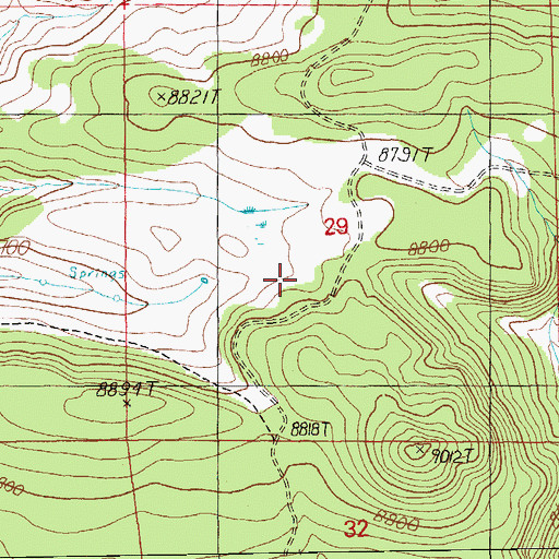 Topographic Map of Udall Pit Tank Number 6, AZ