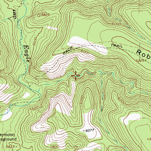 Topographic Map of Robinson Spring, AZ