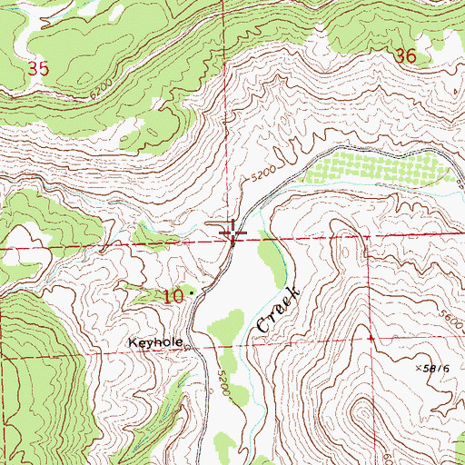 Topographic Map of Tatum Gulch, CO