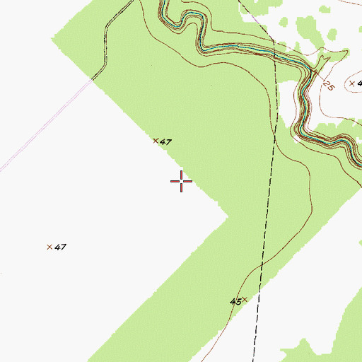 Topographic Map of Blackwell Reservoir, TX