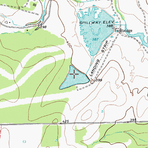 Topographic Map of Quien Sabe Lake Number 2, TX