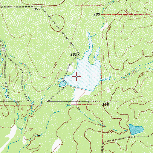 Topographic Map of Walker Lake Number 2, TX