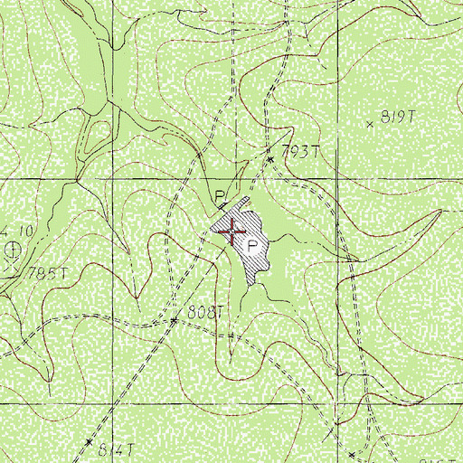 Topographic Map of Farias Ranch Lake Number 4, TX