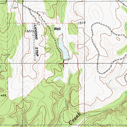 Topographic Map of Taylor Dam, TX