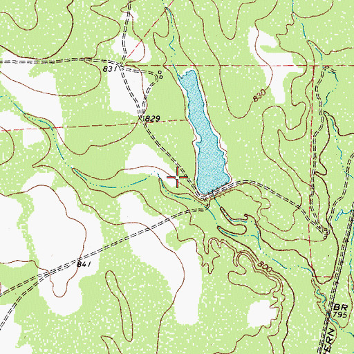 Topographic Map of Taylor Lake, TX