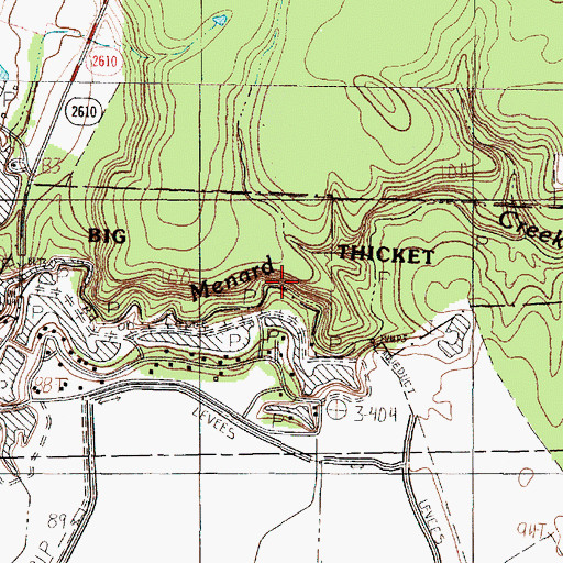 Topographic Map of 6 Lakes Estates Lake Number 5, TX