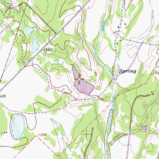 Topographic Map of H and K Lake, TX