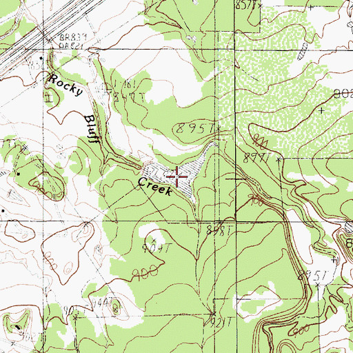 Topographic Map of Le Wallen Lake Number 2 Dam, TX