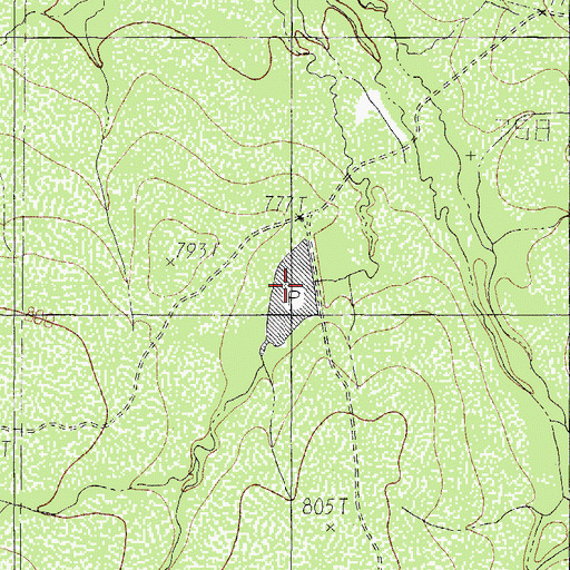 Topographic Map of Farias Lake Number 5, TX