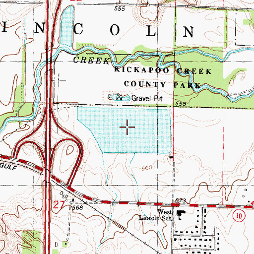 Topographic Map of Allison Lake, IL