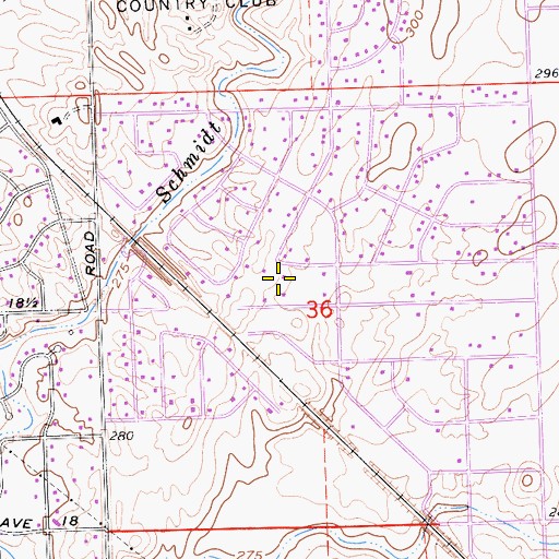 Topographic Map of Madera Acres, CA
