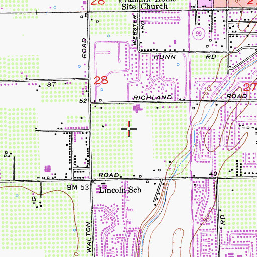 Topographic Map of South Yuba City, CA