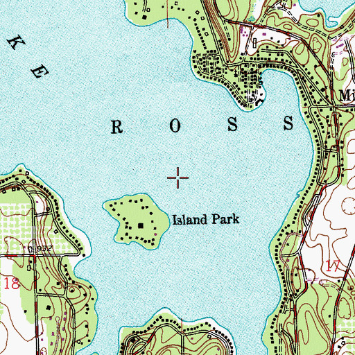 Topographic Map of South Gull Lake, MI