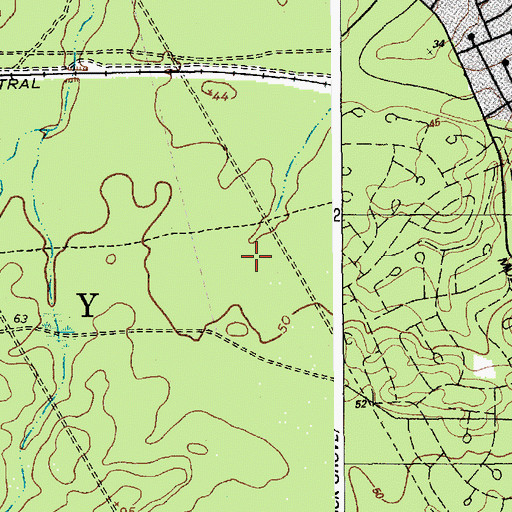 Topographic Map of Holiday Heights, NJ