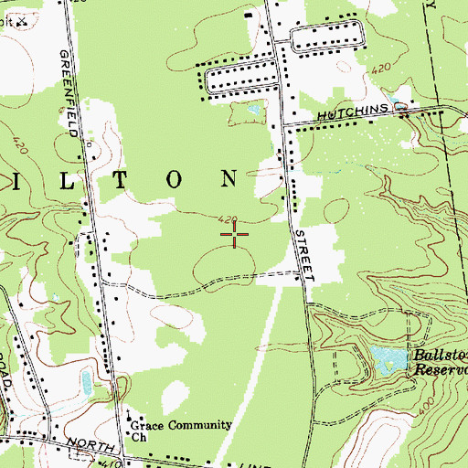 Topographic Map of Milton, NY