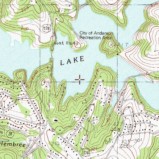 Topographic Map of Northlake, SC