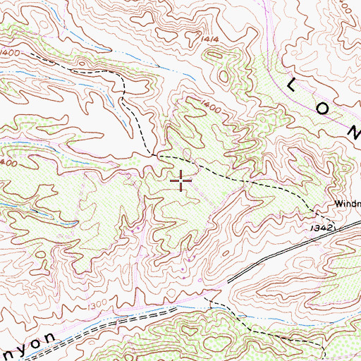 Topographic Map of Mount Palomar Vineyards, CA