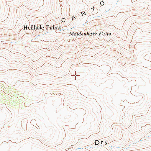 Topographic Map of Lookout Point, CA