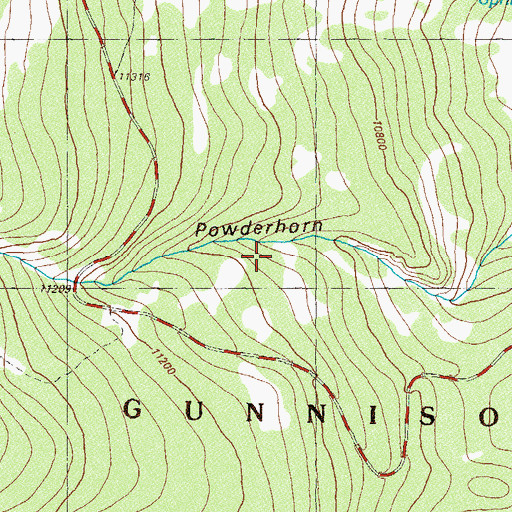 Topographic Map of Old Stage Station, CO