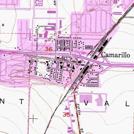 Topographic Map of Saint Mary Magdalen Roman Catholic Church, CA