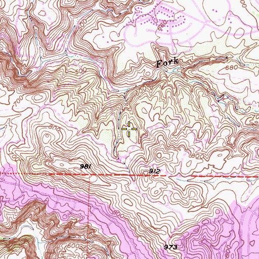 Topographic Map of Arroyo Conejo Open Space, CA