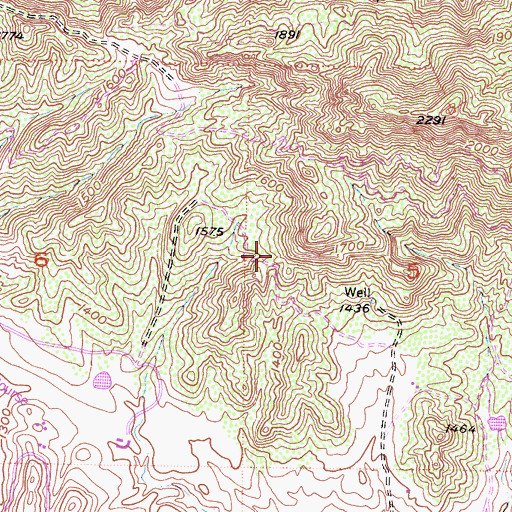 Topographic Map of North Ranch Open Space, CA