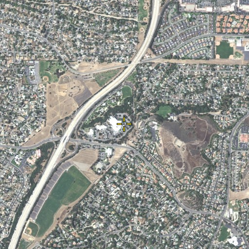 Aerial/Satellite Image of Thousand Oaks Library, CA