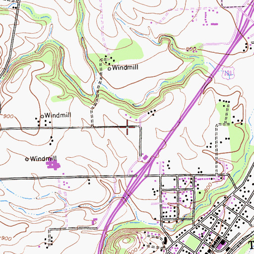 Topographic Map of Church of the Good Shepherd, CA